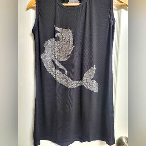 Mermaid Rhinestone Blouse NWT One Size